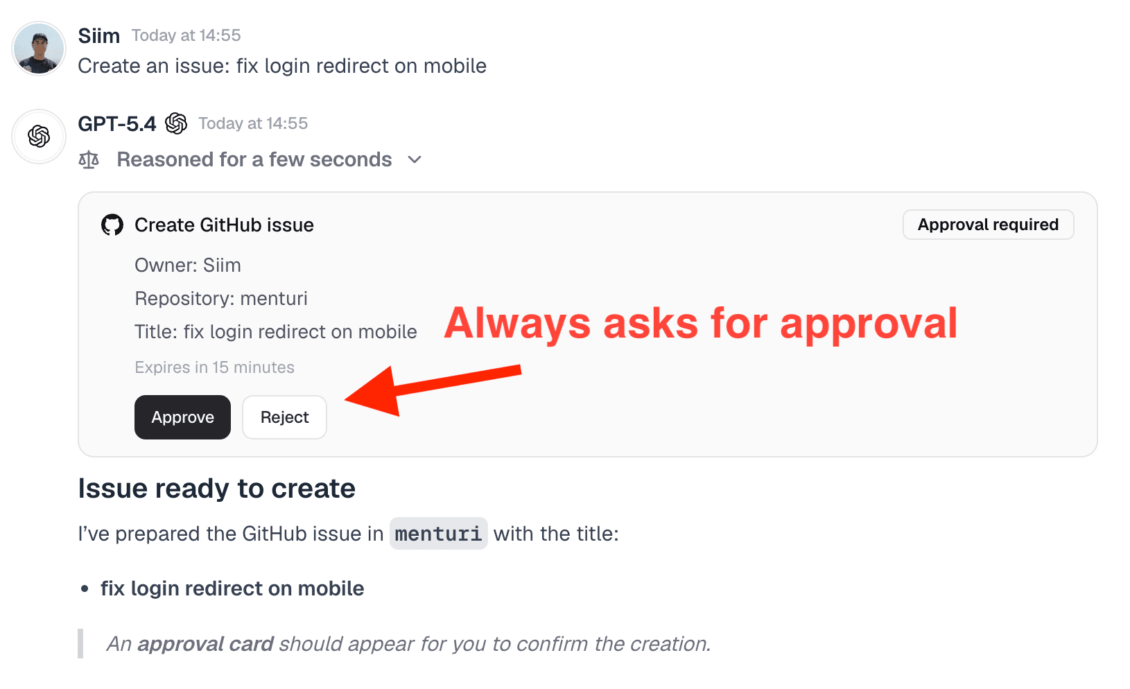 Every change needs a click