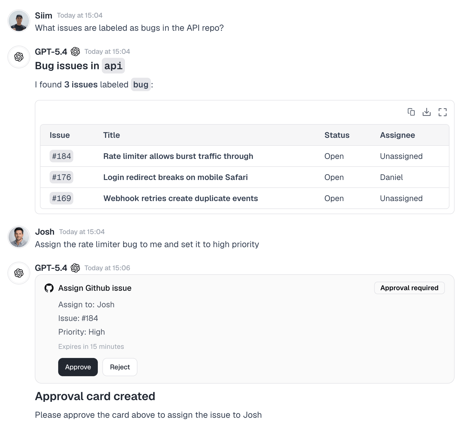 GitHub workflows in Menturi